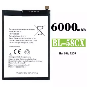 全新電池 BL-58CX 適用於 Infinix Hot 10i