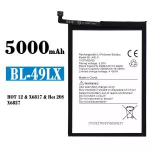 全新電池 BL-49LX 適用於 Infinix Hot 12,Hot 20S