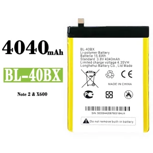 全新電池 BL-40BX 適用於 Infinix Note 2