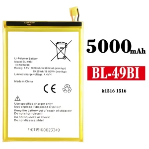 全新電池 BL-49BI 適用於 ITEL it 1516
