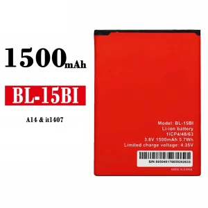 全新電池 BL-15BI 適用於 ITEL A14 / it1407