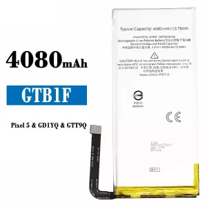 全新電池 GTB1F 適用於 Google Pixel 5