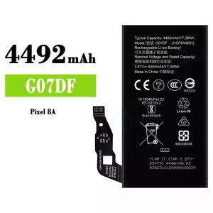 全新電池 G07DF 適用於 Google Pixel 8A