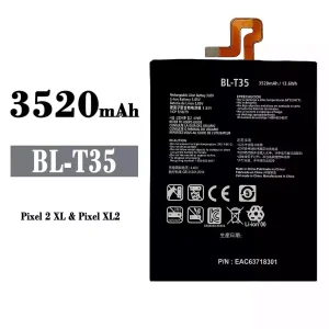 全新電池 BL-T35 適用於 Google Pixel 2 XL