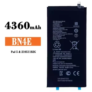 全新電池 BN4E 適用於 Xiaomi Pad 5