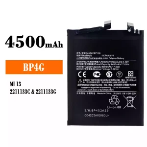全新電池 BP4G 適用於 Xiaomi MI 13