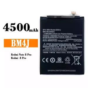 全新電池 BM4J 適用於 Xiaomi Redmi Note 8 Pro / Redmi 8 Pro