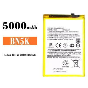 全新電池 BN5K 適用於 Xiaomi Redmi 12C