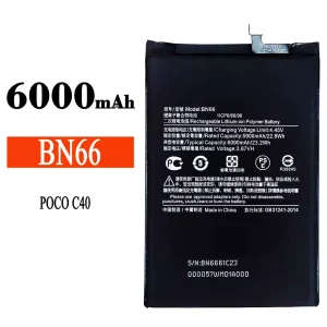 全新電池 BN66 適用於 Xiaomi poco C40