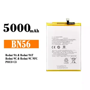 全新電池 BN56 適用於 Xiaomi Redmi 9A / Redmi 9AT / Redmi 9C / POCO C3
