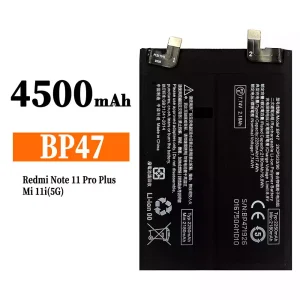 全新電池 BP47 適用於 Xiaomi Redmi Note 11 Pro Plus / Mi 11i