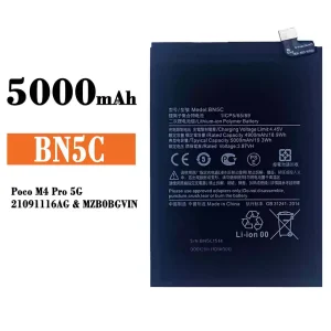 全新電池 BN5C 適用於 Xiaomi Poco M4 Pro 5G