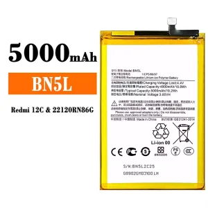 全新電池 BN5L 適用於 Xiaomi Redmi 12C
