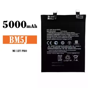 全新電池 BM5J 適用於 Xiaomi redmi K50 ultra / mi 12T Pro