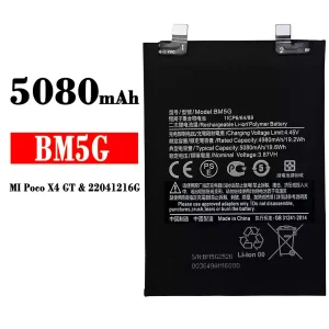 全新電池 BM5G 適用於 Xiaomi MI Poco X4 GT