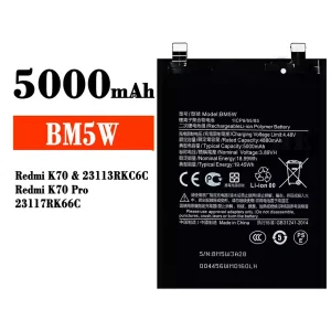 全新電池 BM5W 適用於 Xiaomi Redmi K70 / Redmi K70 Pro
