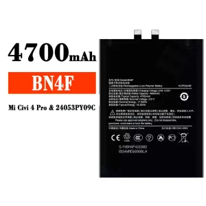 全新電池 BN4F 適用於 Xiaomi Mi Civi 4 Pro