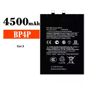 全新電池 BP4P 適用於 Xiaomi Civi 3