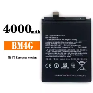 全新電池 BM4G 適用於 Xiaomi Mi 9T