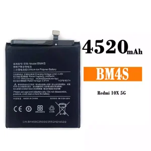 全新電池 BM4S 適用於 Xiaomi redmi 10X 5G