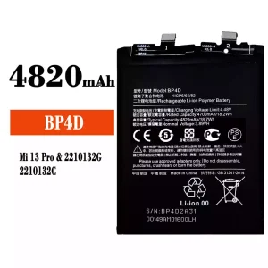全新電池 BP4D 適用於 Xiaomi Mi 13 Pro