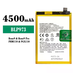 全新電池 BLP973 適用於 OPPO Reno 9/Reno 9 Pro