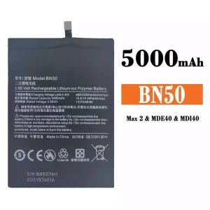 全新電池 BN50 適用於 Xiaomi Max 2