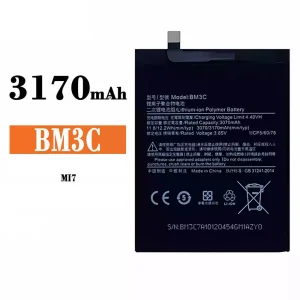 全新電池 BM3C 適用於 Xiaomi MI7