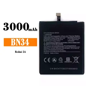 全新電池 BN34 適用於 Xiaomi Redmi 5A