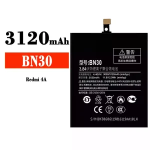 全新電池 BN30 適用於 Xiaomi Redmi 4A