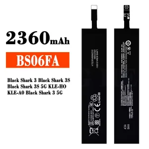 全新電池 BS06FA 適用於 xiaomi Black Shark 3 / Black Shark 3S