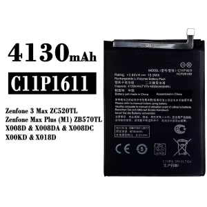 全新電池 C11P1611 適用於 Asus Zenfone 3 Max / Zenfone Max Plus(M1)
