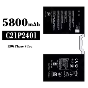 全新電池 C21P2401 適用於 Asus ROG Phone 9 Pro