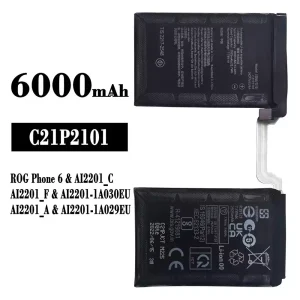 全新電池 C21P2101 適用於 Asus ROG Phone 6