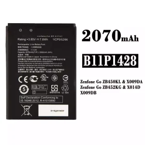 全新電池 B11P1428 適用於 Asus Zenfone Go ZB450KL / ZB452KG