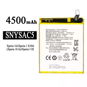 全新電池 SNYSAC5 適用於 Sony xperia X1iii X5iii X10iii