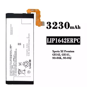 全新電池 LIP1642ERPC 適用於 Sony Xperia XZ Premium