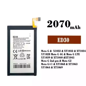 全新電池 ED30 適用於 Motorola Moto G / Moto G 4G / Moto G LTE / Moto G 2nd gen / Moto G2