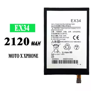 全新電池 EX34 適用於 Motorola Moto X
