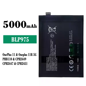 全新電池 BLP975 適用於 OnePlus 11 / Oneplus 11R 5G