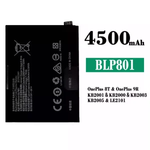 全新電池 BLP801 適用於 OnePlus 8T / OnePlus 9R