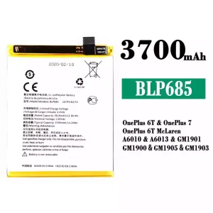 全新電池 BLP685 適用於 OnePlus 6T / OnePlus 7
