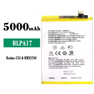 全新電池 BLPA17 適用於 OPPO Realme C53 / C67 NFC / C65 4G / C67 4G