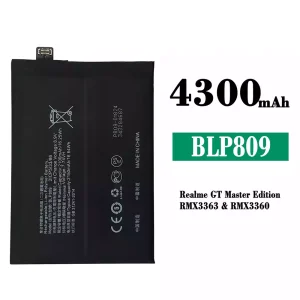 全新電池 BLP809 適用於 OPPO Realme GT Master Edition