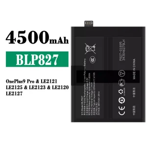 全新電池 BLP827 適用於 OnePlus 9 Pro