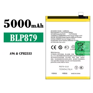 全新電池 BLP879 適用於 OPPO A96