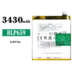 全新電池 BLP659 適用於 OPPO R15 Pro