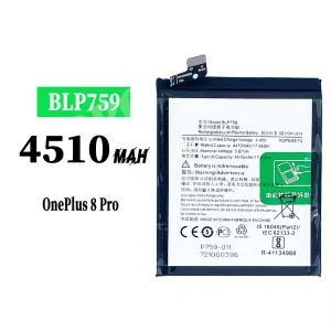 全新電池 BLP759 適用於 OnePlus 8 Pro