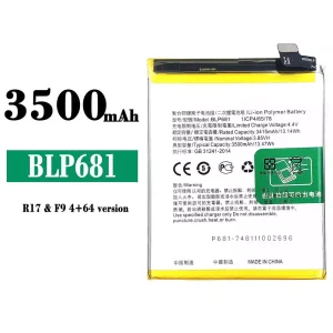 全新電池 BLP681 適用於 OPPO R17 / F9 4+64 version