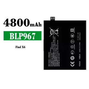 全新電池 BLP967 適用於 OPPO Find X6